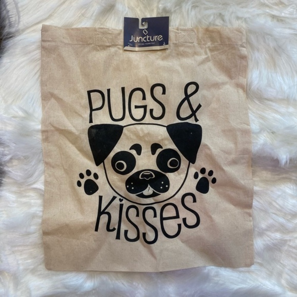 Pug tote‎ bag